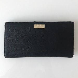 KATE SPADE BLACK SAFFIANO WALLET